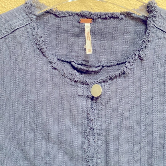 Free People Long Denim Jacket - Picture 7 of 13